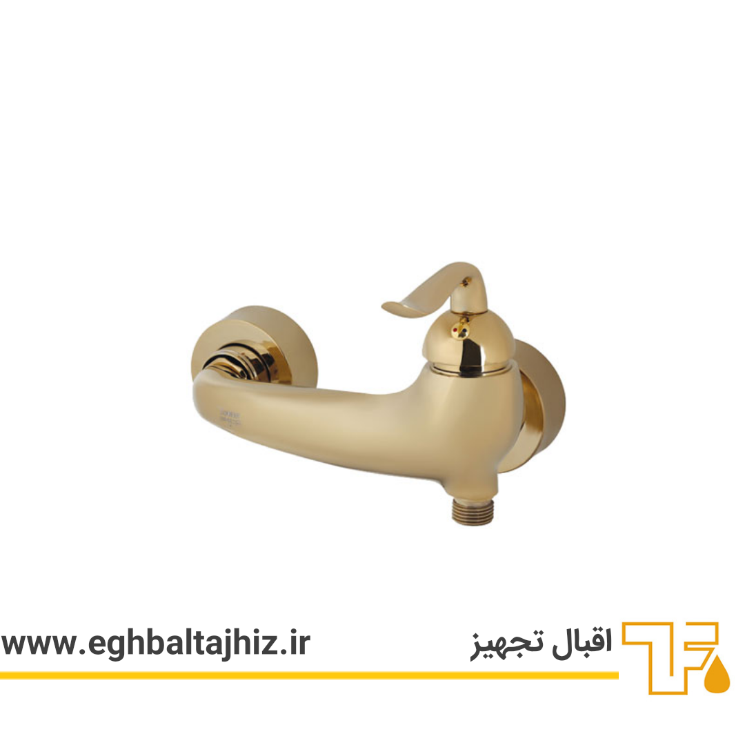 شیر توالت طوفان فلز مدل آرچر رنگ طلایی